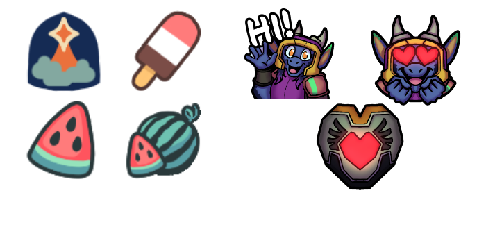 Twitch Icons and Emotes Commission Examples